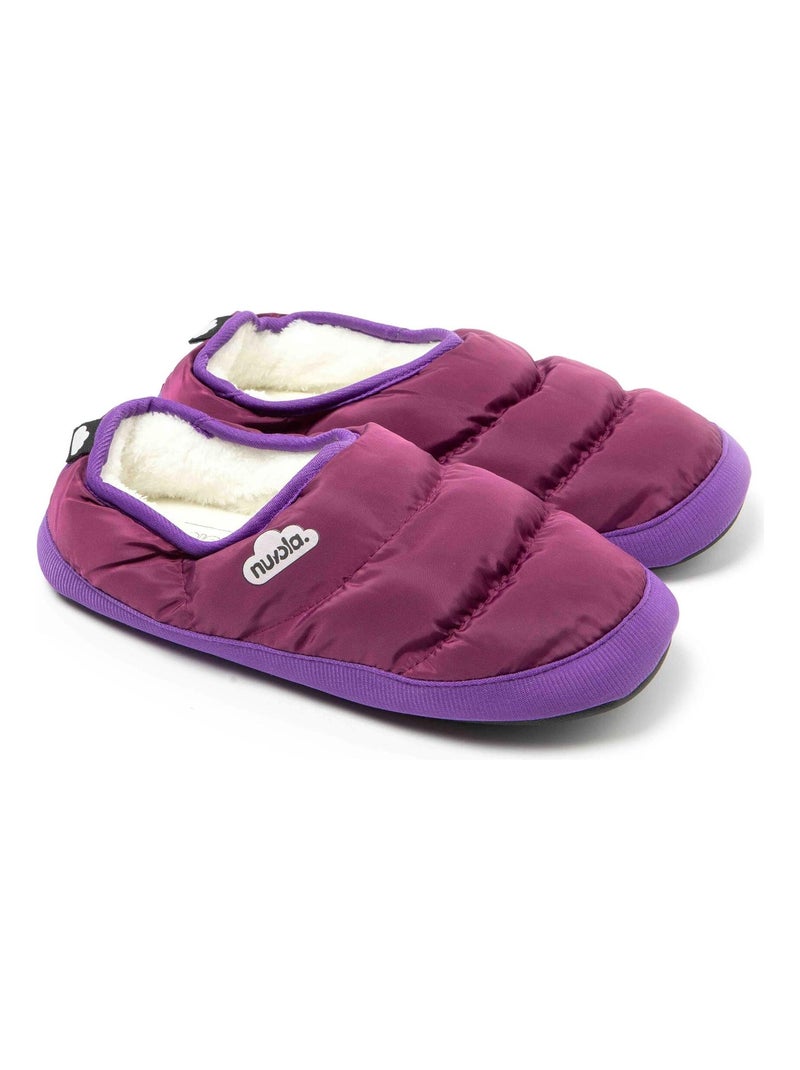 Zapatillas de casa unisex Nuvola con suela de goma Malva lila - Kiabi