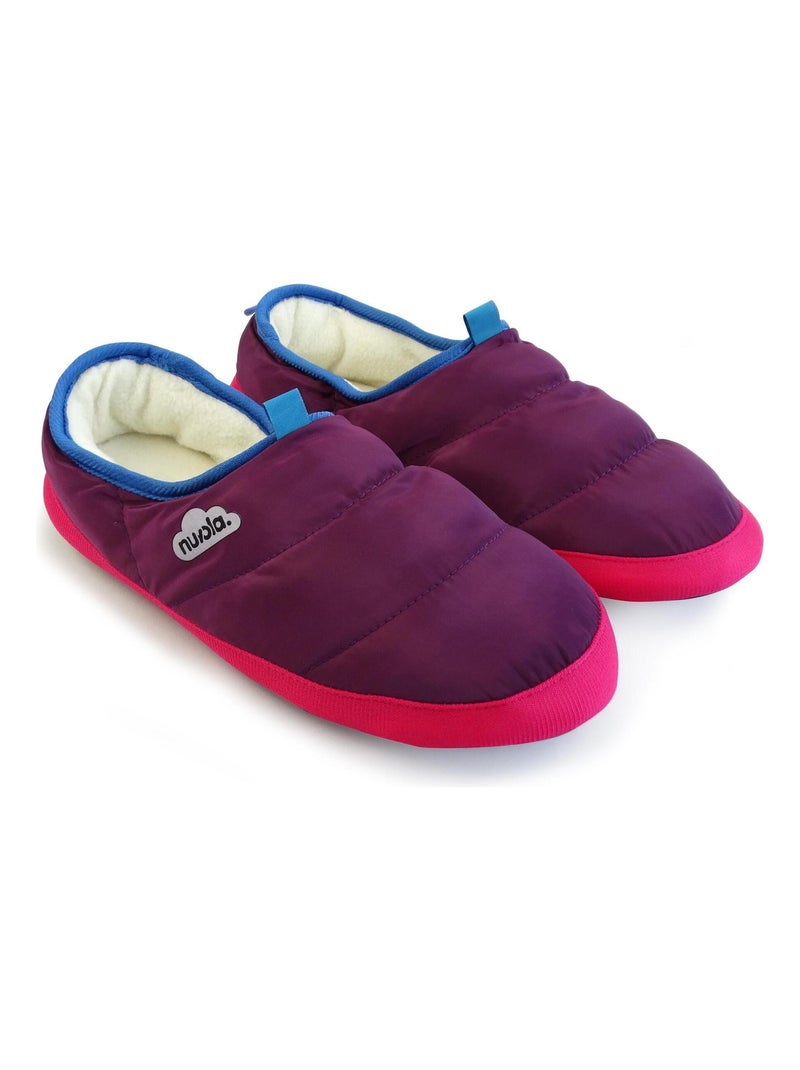 Zapatillas de casa unisex Nuvola con suela de goma Malva lila - Kiabi