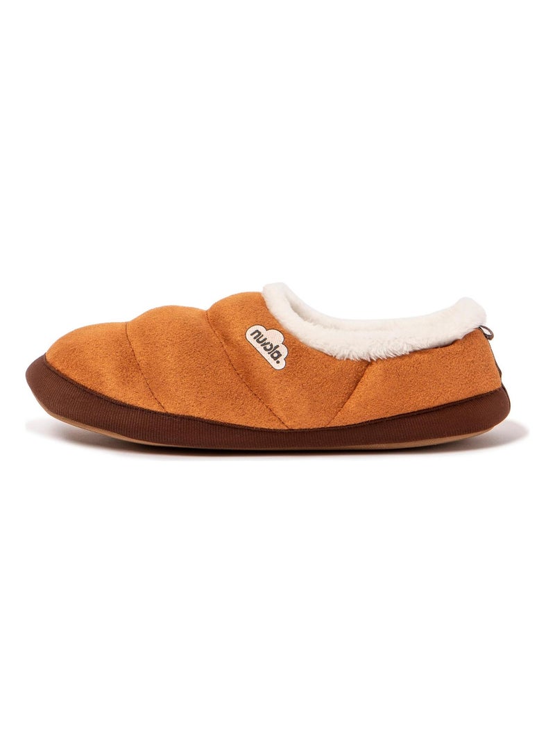 Zapatillas de casa unisex Nuvola con suela de goma Marrón avellana - Kiabi