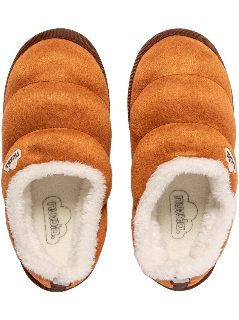 Zapatillas de casa unisex Nuvola con suela de goma Marrón avellana - Kiabi