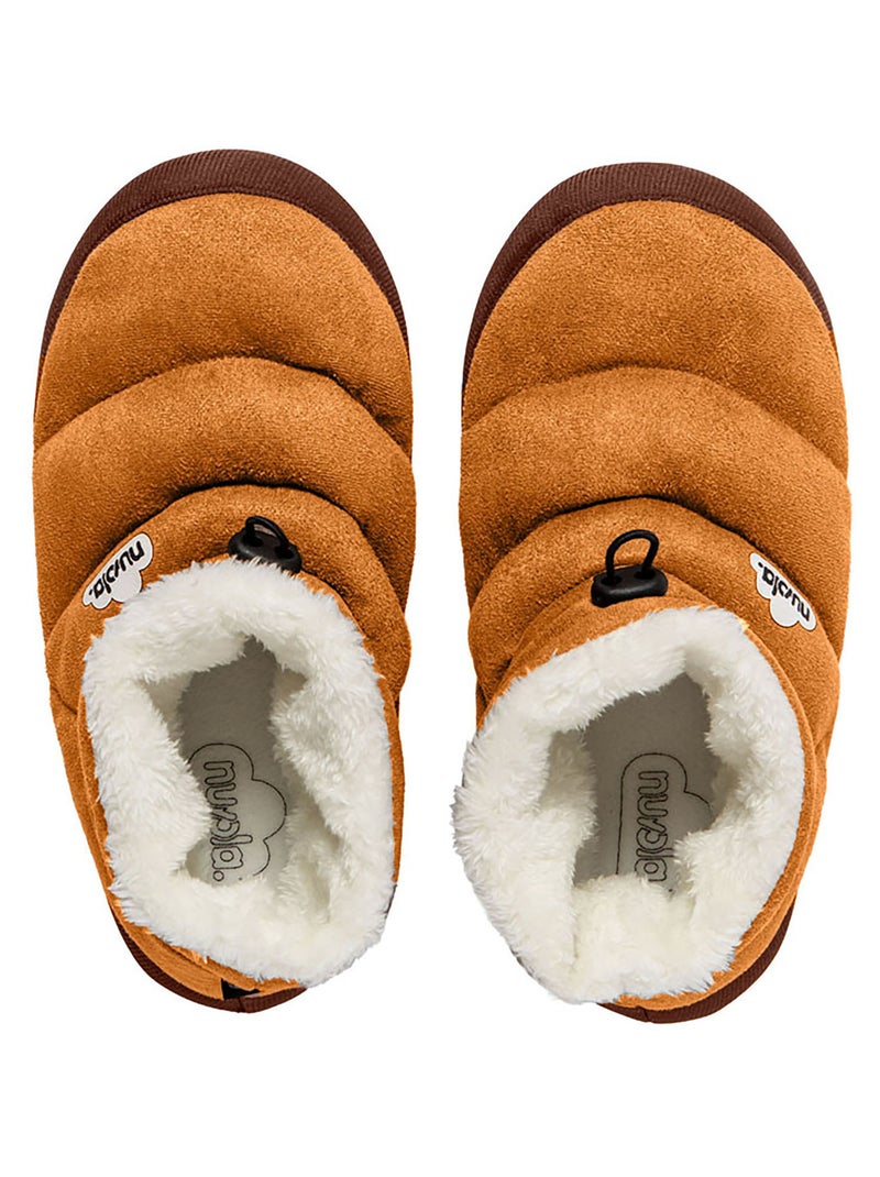 Zapatillas de casa unisex Nuvola con suela de goma Marrón avellana - Kiabi