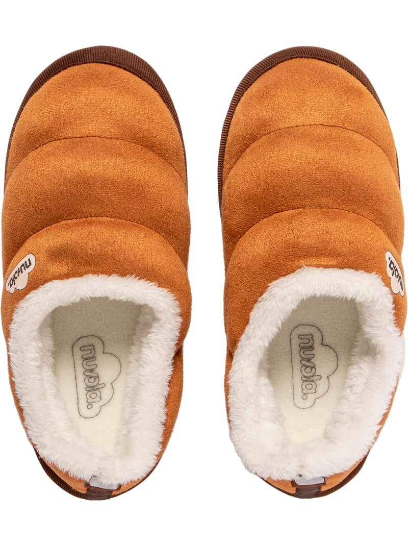 Zapatillas de casa unisex Nuvola con suela de goma Marrón chocolate - Kiabi