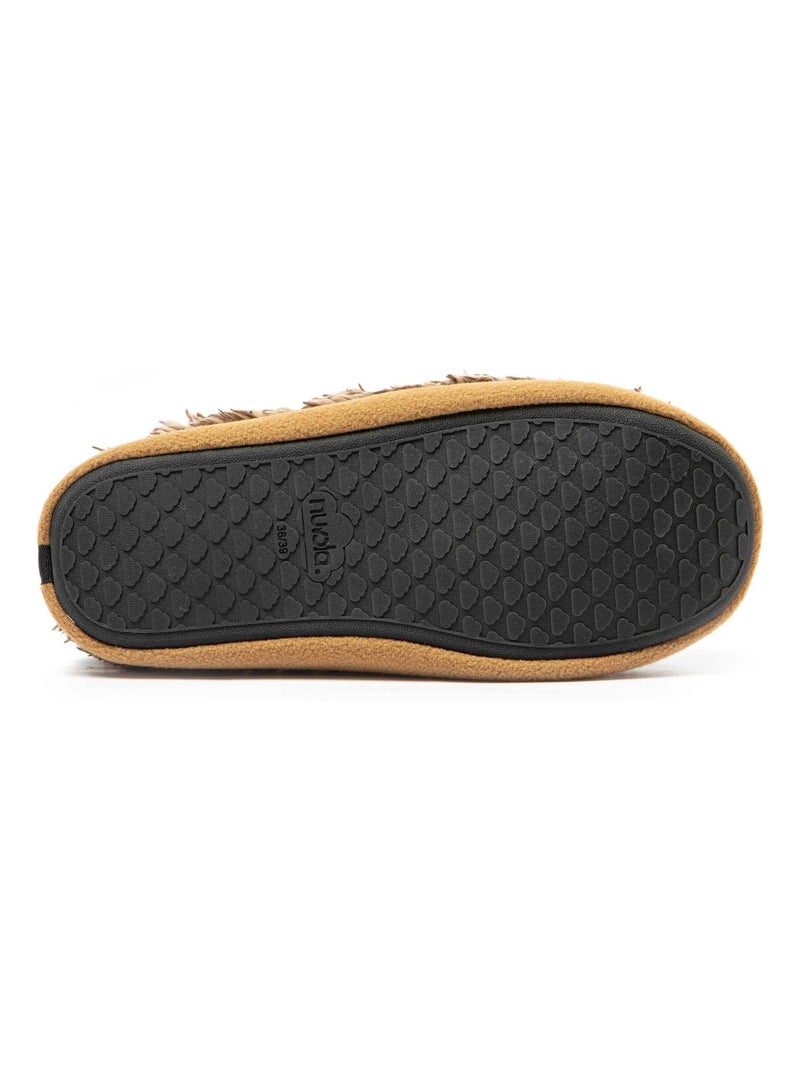 Zapatillas de casa unisex Nuvola con suela de goma Marrón - Kiabi