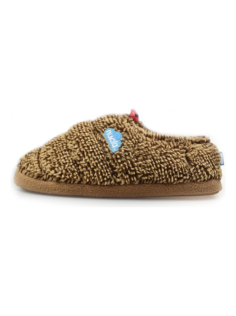 Zapatillas de casa unisex Nuvola con suela de goma Marrón - Kiabi