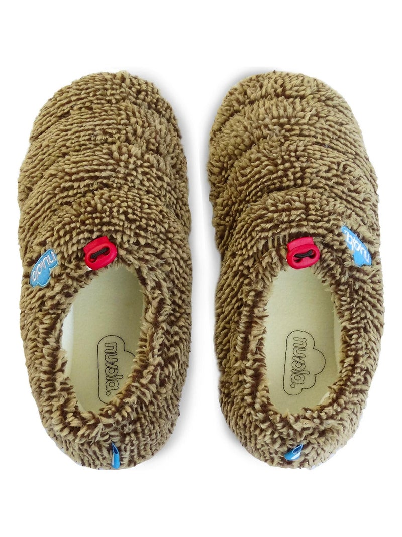Zapatillas de casa unisex Nuvola con suela de goma Marrón - Kiabi