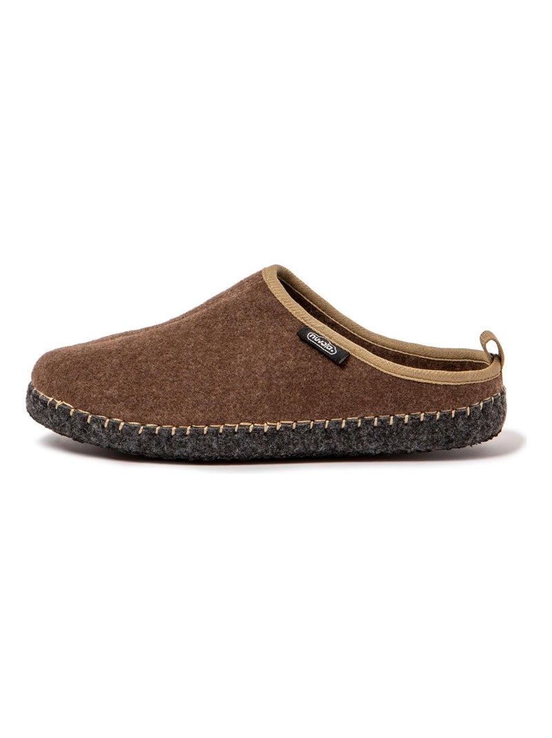 Zapatillas de casa unisex Nuvola con suela de goma Marrón - Kiabi