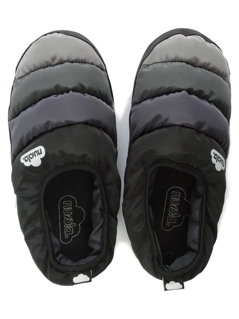 Zapatillas de casa unisex Nuvola con suela de goma Negro - Kiabi