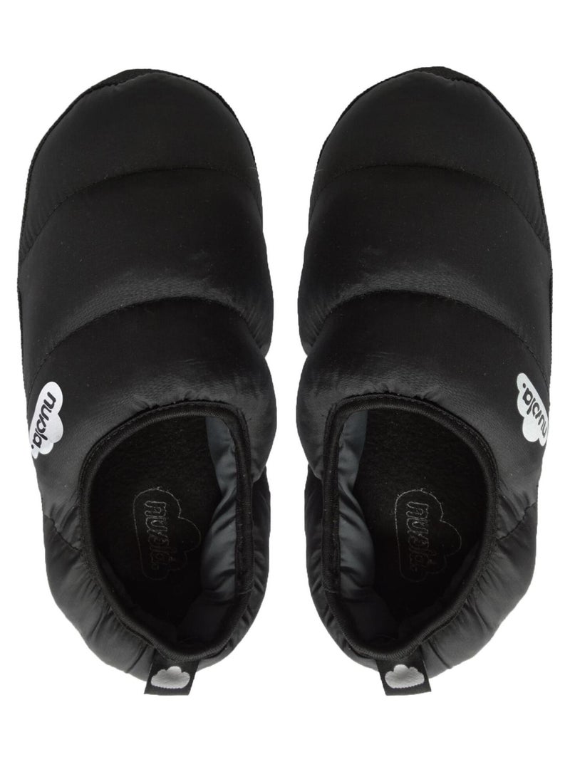 Zapatillas de casa unisex nuvola con suela de goma Negro - Kiabi