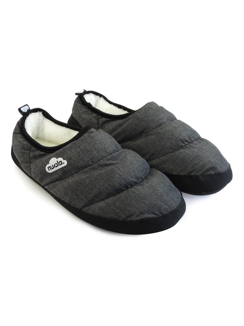 Zapatillas de casa unisex Nuvola con suela de goma Negro - Kiabi