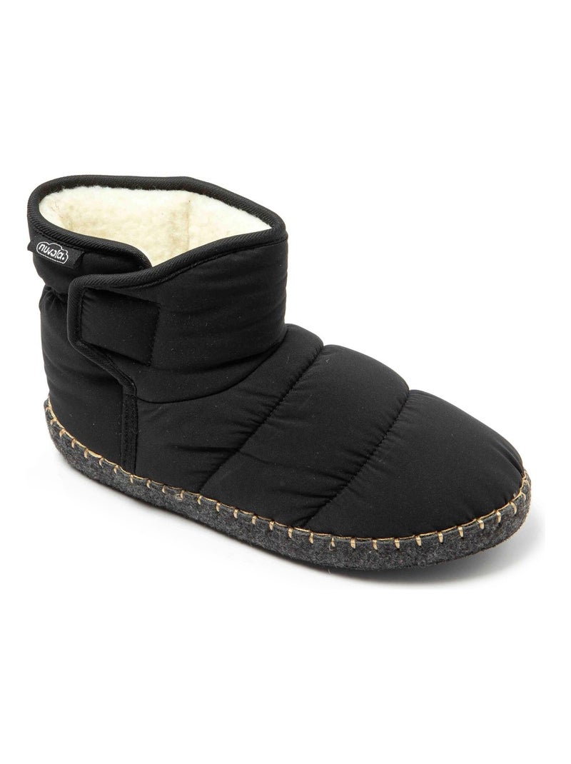 Zapatillas de casa unisex Nuvola con suela de goma Negro - Kiabi