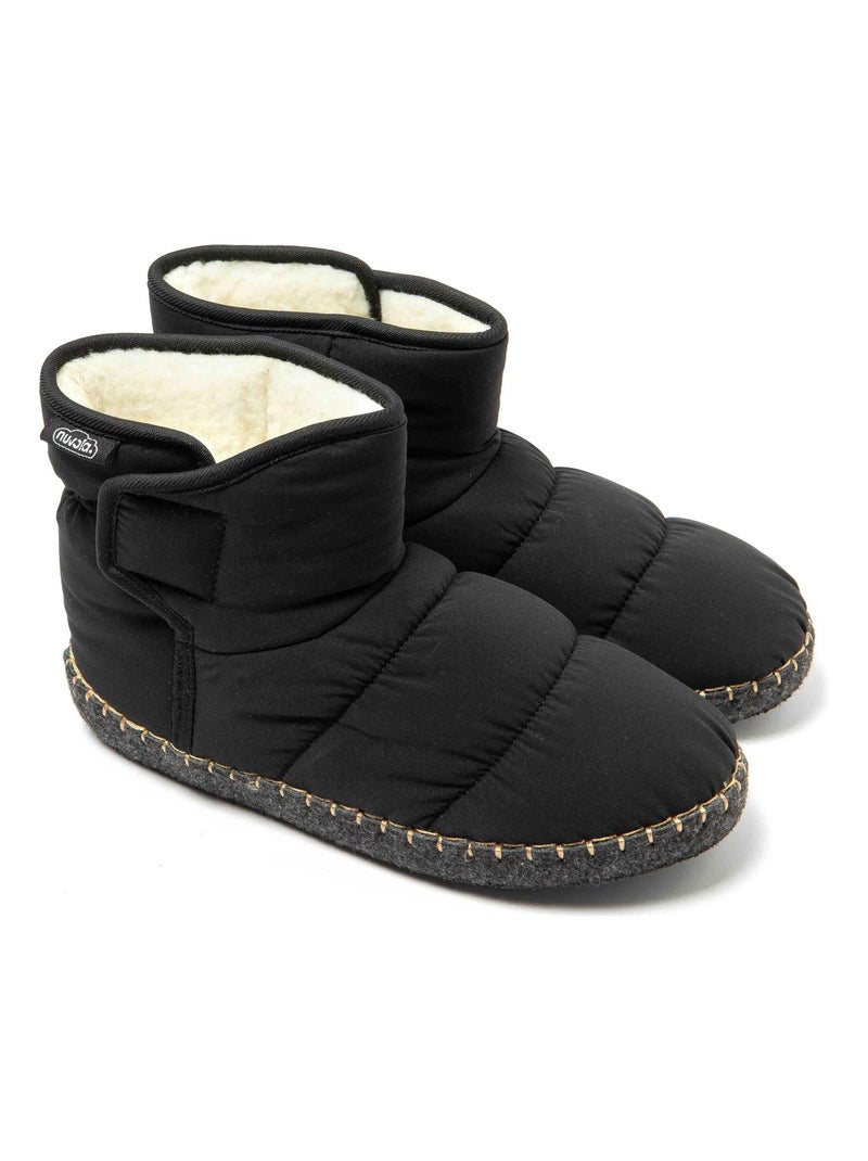 Zapatillas de casa unisex Nuvola con suela de goma Negro - Kiabi