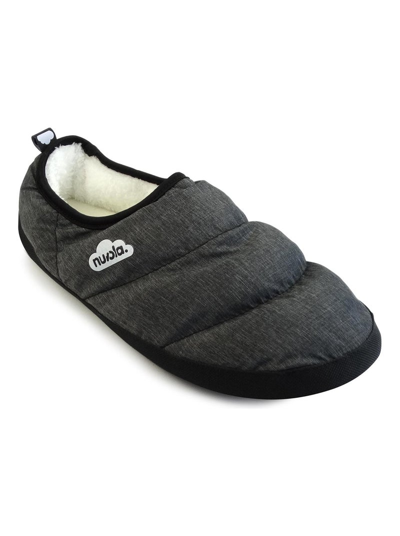 Zapatillas de casa unisex Nuvola con suela de goma Negro - Kiabi