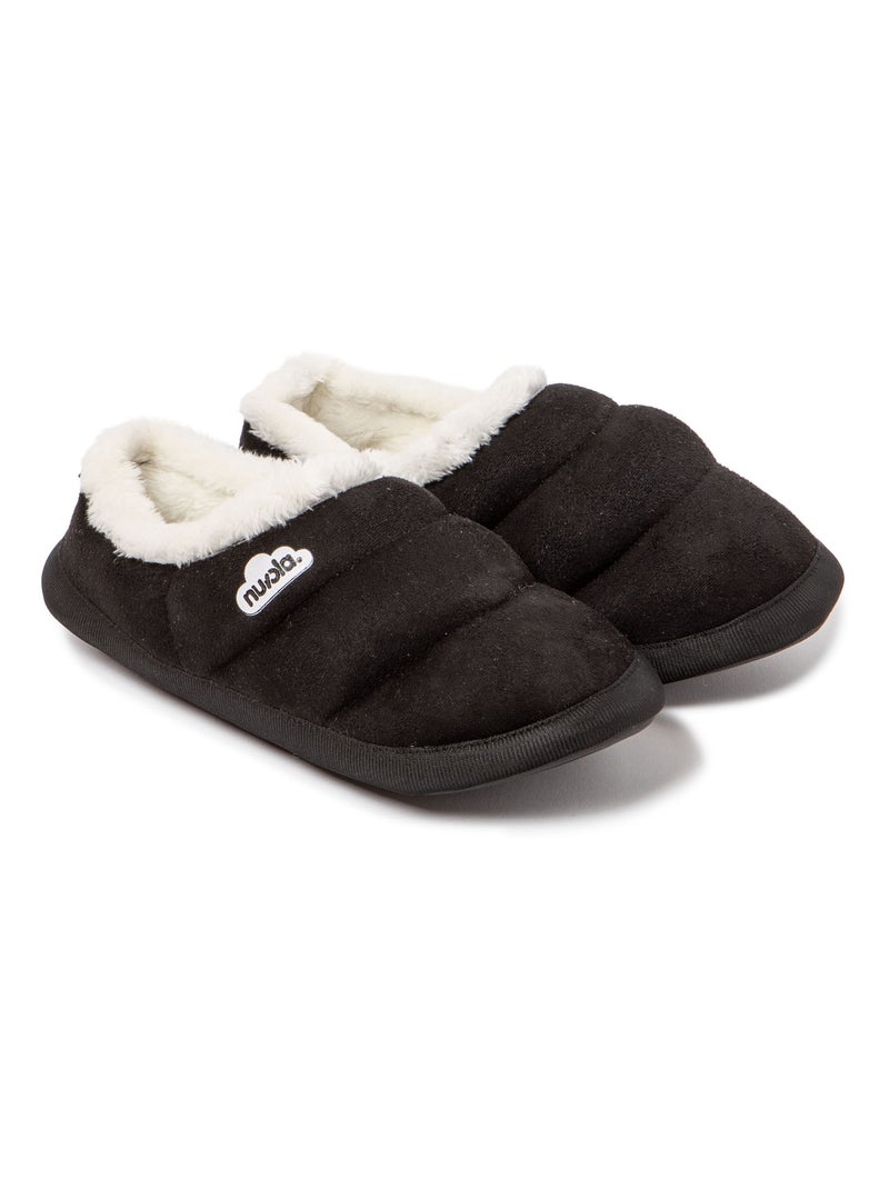 Zapatillas de casa unisex Nuvola con suela de goma Negro - Kiabi