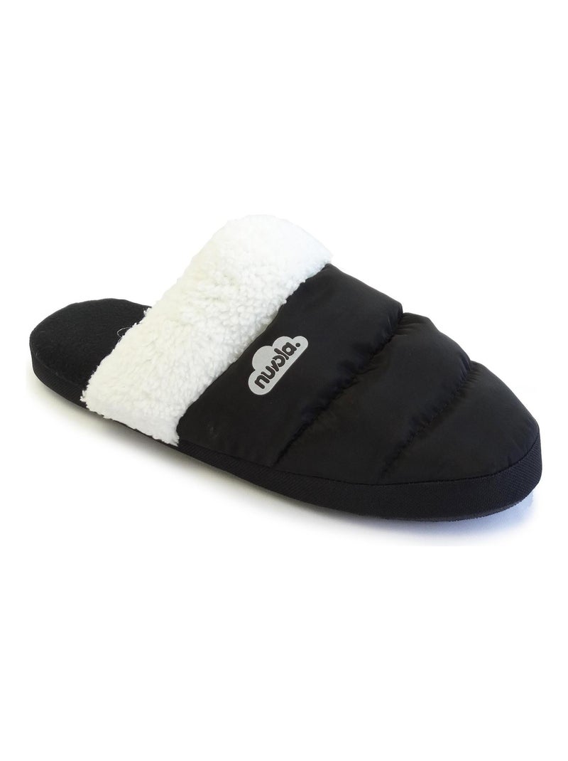 Zapatillas de casa unisex Nuvola con suela de goma Negro - Kiabi