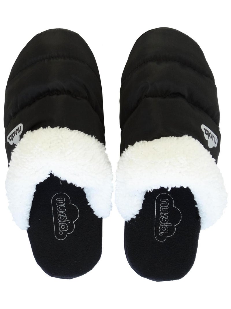 Zapatillas de casa unisex Nuvola con suela de goma Negro - Kiabi