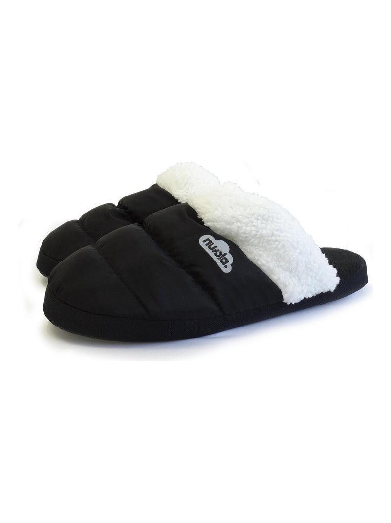 Zapatillas de casa unisex Nuvola con suela de goma Negro - Kiabi