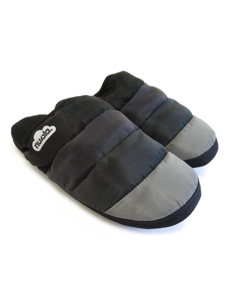 Zapatillas de casa unisex Nuvola con suela de goma Negro - Kiabi