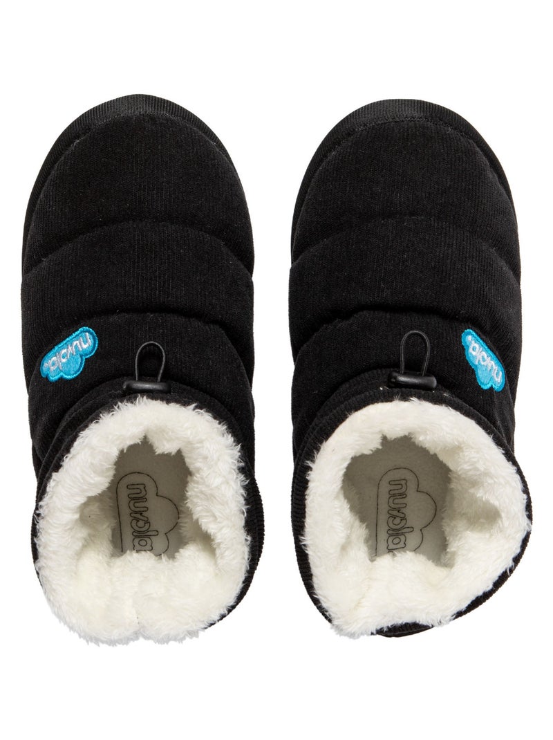 Zapatillas de casa unisex Nuvola con suela de goma Negro - Kiabi