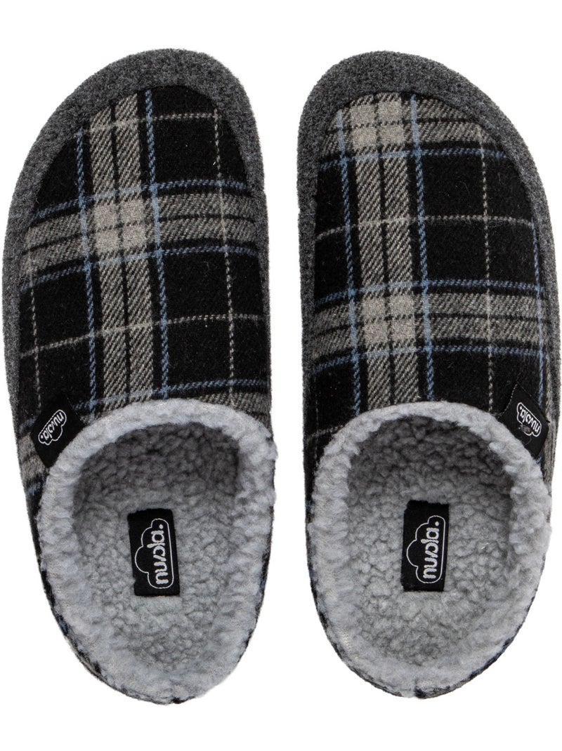 Zapatillas de casa unisex Nuvola con suela de goma Negro - Kiabi