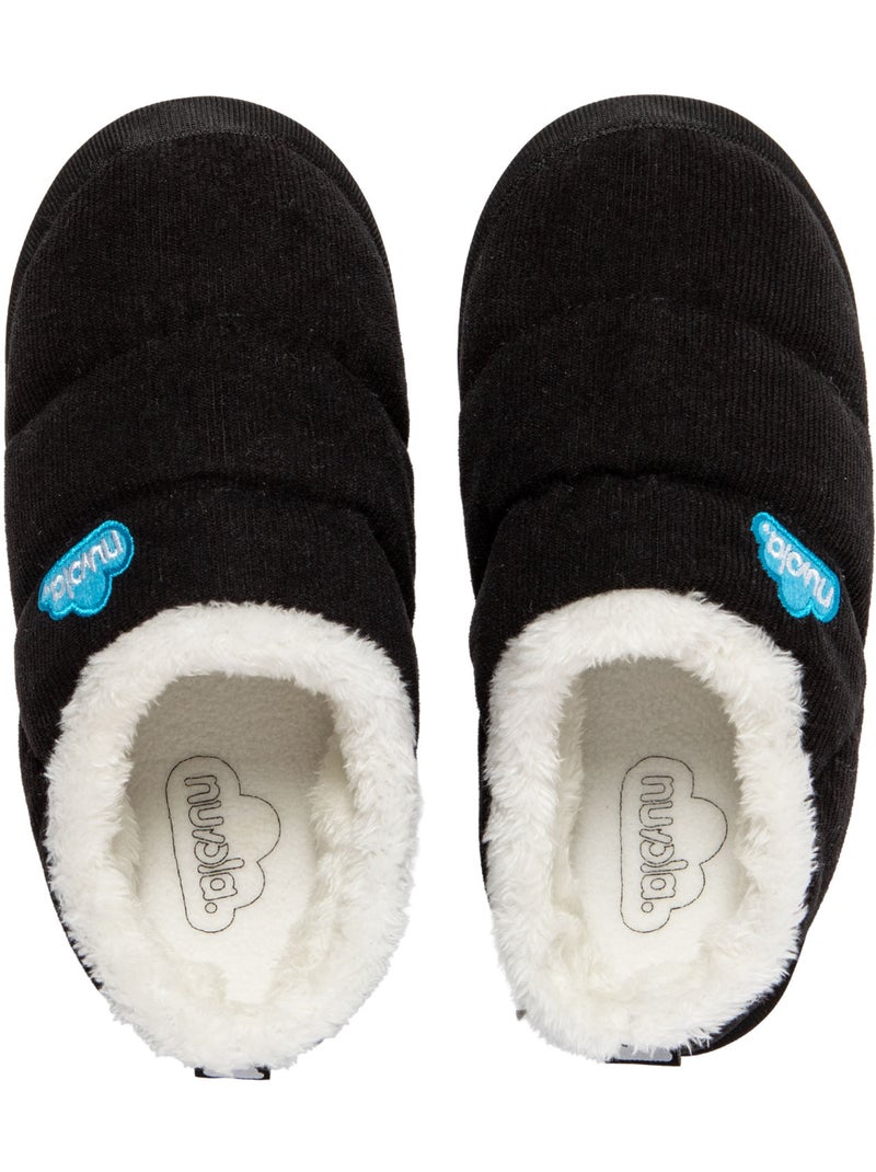 Zapatillas de casa unisex Nuvola con suela de goma Negro - Kiabi
