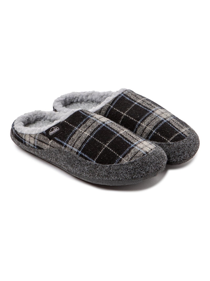 Zapatillas de casa unisex Nuvola con suela de goma Negro - Kiabi