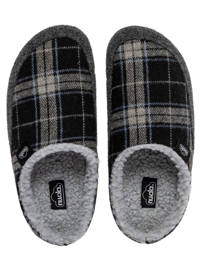 Zapatillas de casa unisex Nuvola con suela de goma Negro - Kiabi