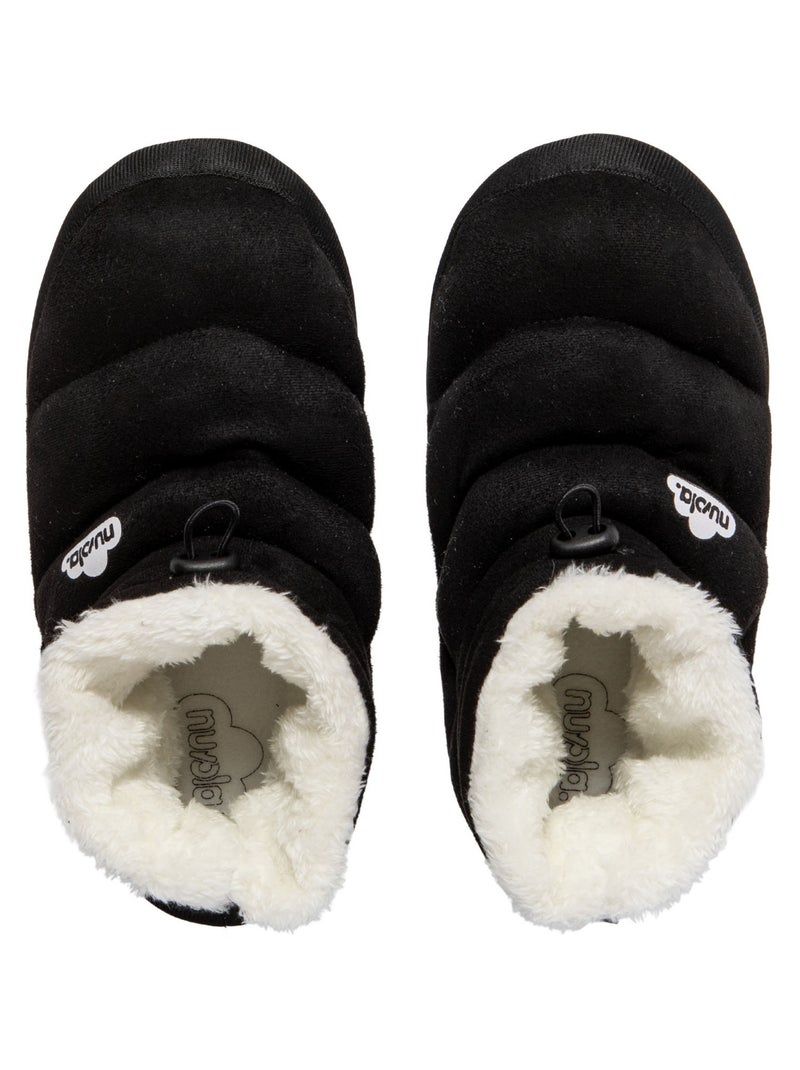 Zapatillas de casa unisex Nuvola con suela de goma Negro - Kiabi