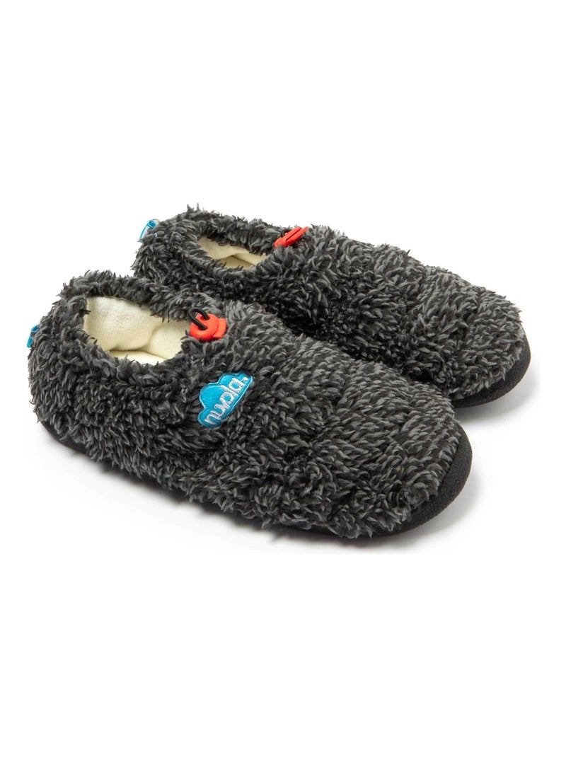 Zapatillas de casa unisex Nuvola con suela de goma Negro mate - Kiabi