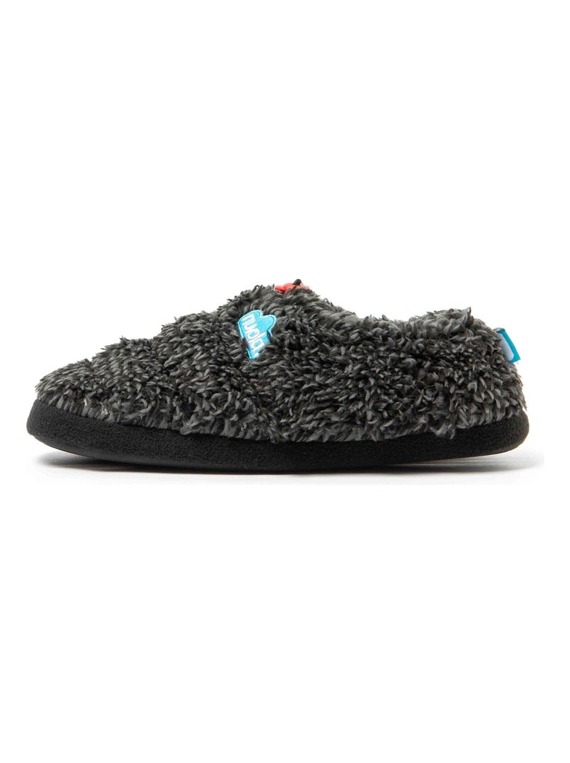 Zapatillas de casa unisex Nuvola con suela de goma Negro mate - Kiabi