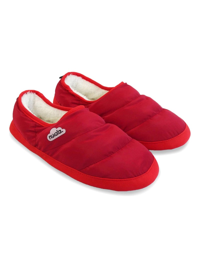 Zapatillas de casa unisex Nuvola con suela de goma Rojo - Kiabi