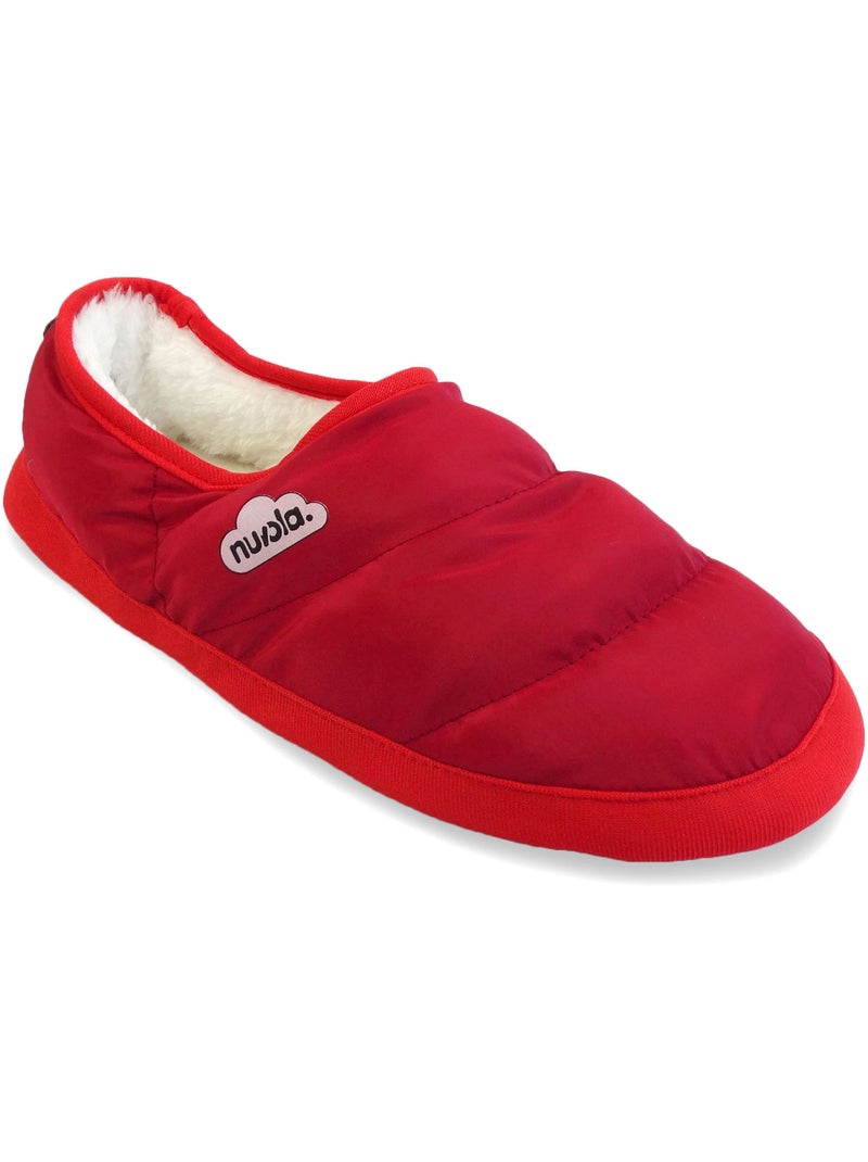 Zapatillas de casa unisex Nuvola con suela de goma Rojo - Kiabi
