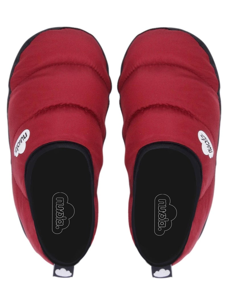 Zapatillas de casa unisex nuvola con suela de goma Rojo - Kiabi