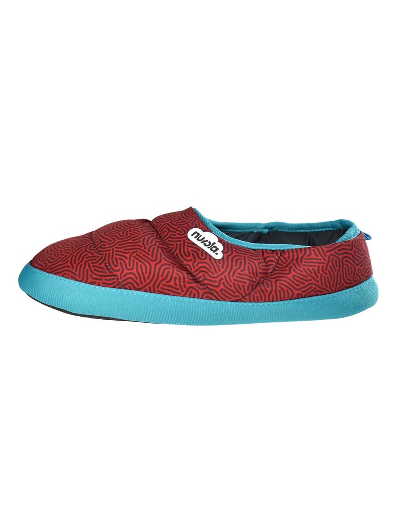 Zapatillas de casa unisex Nuvola con suela de goma Rojo - Kiabi