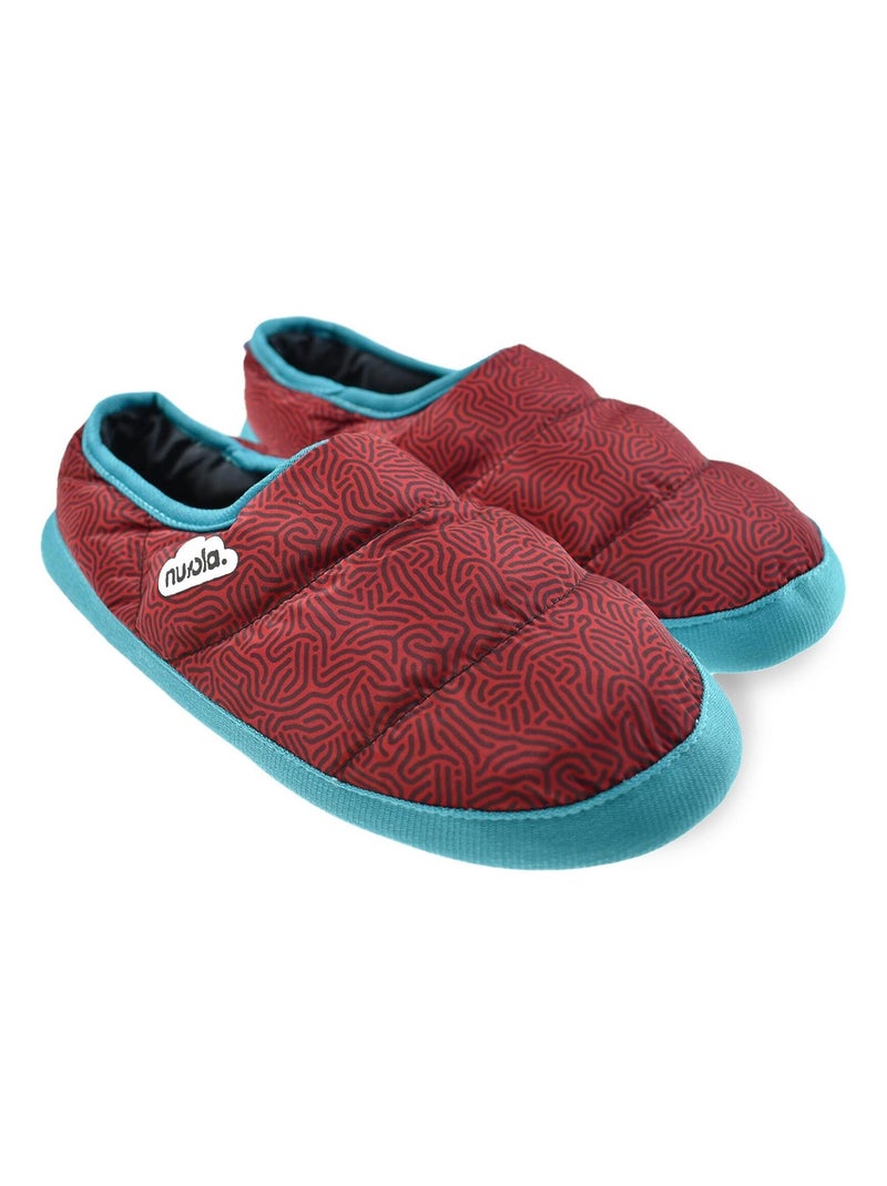 Zapatillas de casa unisex Nuvola con suela de goma Rojo - Kiabi