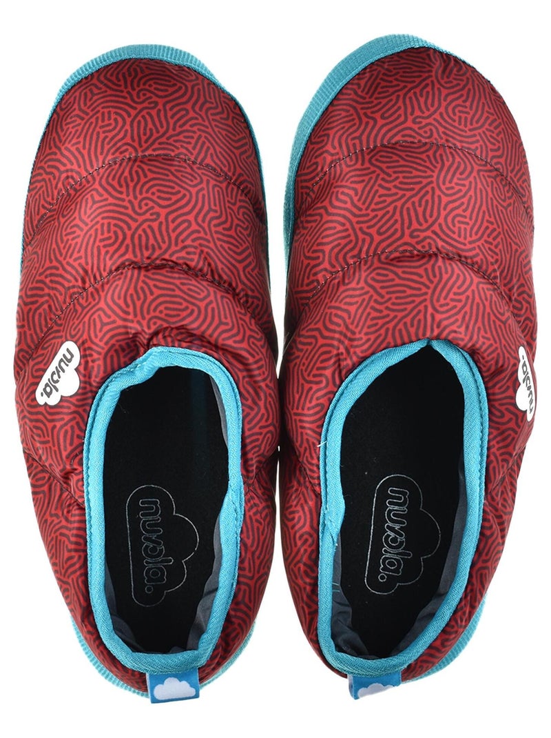 Zapatillas de casa unisex Nuvola con suela de goma Rojo - Kiabi