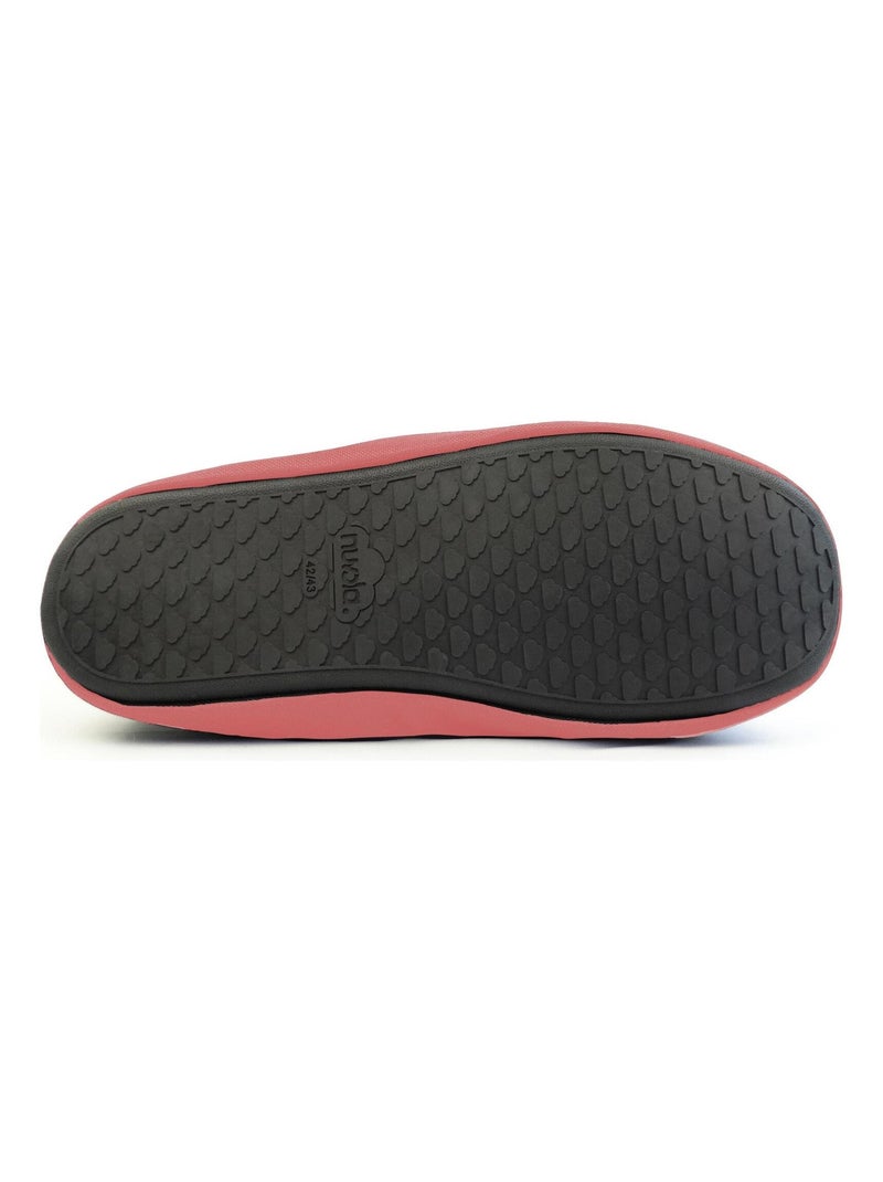 Zapatillas de casa unisex Nuvola con suela de goma Rojo - Kiabi