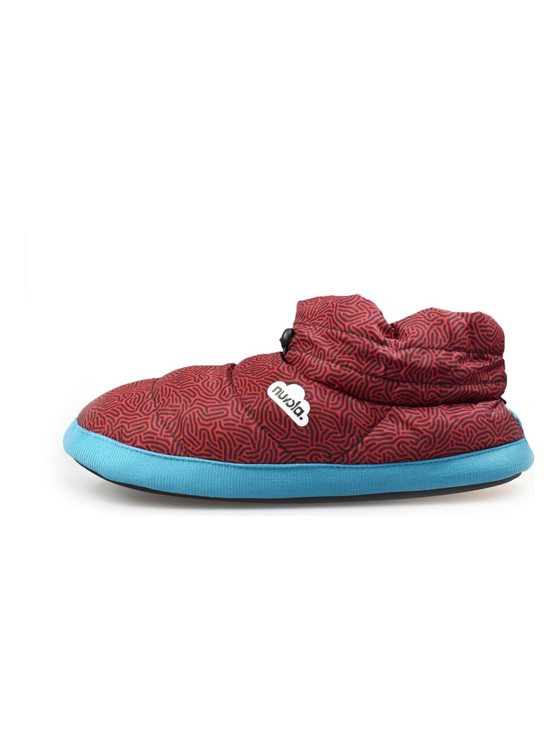 Zapatillas de casa unisex Nuvola con suela de goma Rojo - Kiabi