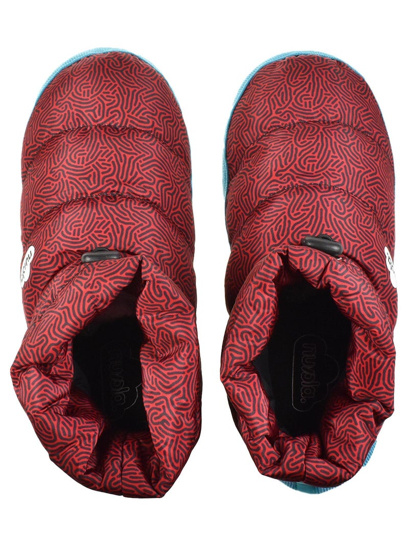 Zapatillas de casa unisex Nuvola con suela de goma Rojo - Kiabi