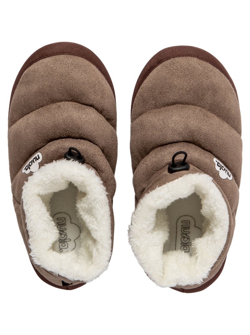 Zapatillas de casa unisex Nuvola con suela de goma Taupe - Kiabi