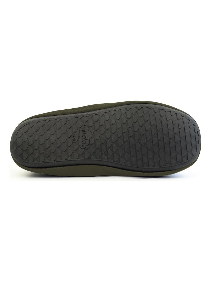 Zapatillas de casa unisex Nuvola con suela de goma Verde - Kiabi