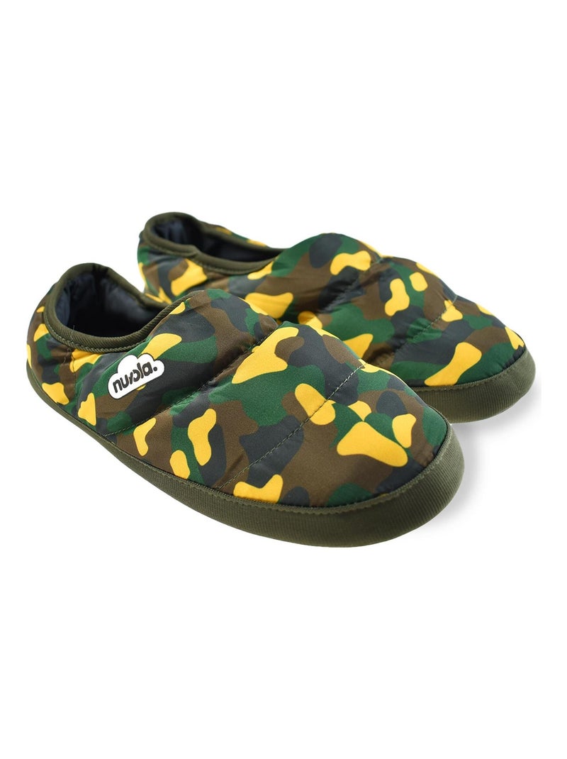 Zapatillas de casa unisex Nuvola con suela de goma Verde - Kiabi