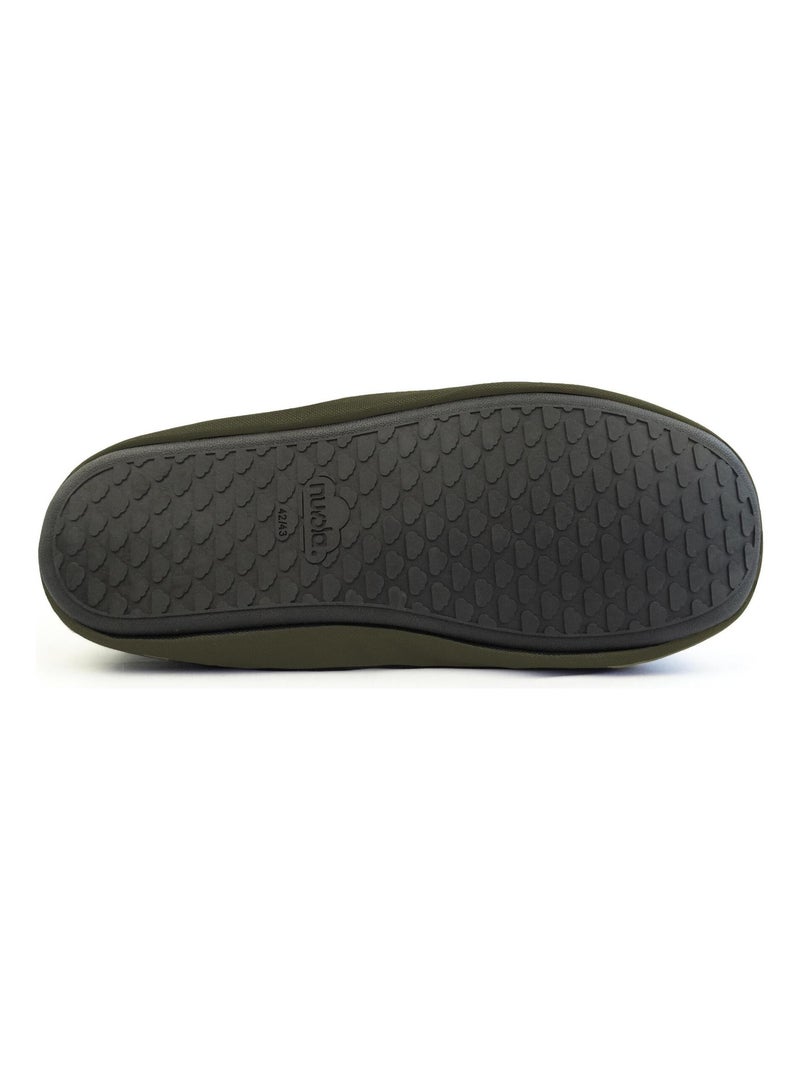 Zapatillas de casa unisex Nuvola con suela de goma Verde - Kiabi
