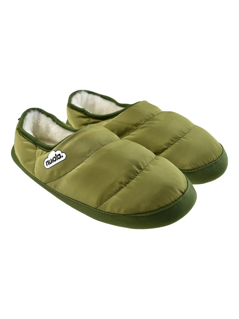 Zapatillas de casa unisex Nuvola con suela de goma Verde oscuro - Kiabi