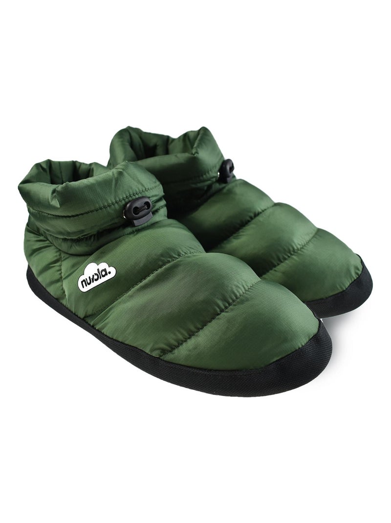 Zapatillas de casa unisex Nuvola con suela de goma Verde oscuro - Kiabi
