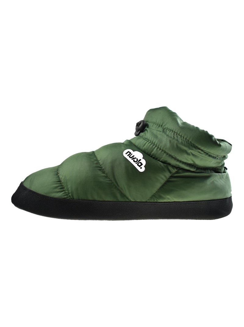 Zapatillas de casa unisex Nuvola con suela de goma Verde oscuro - Kiabi
