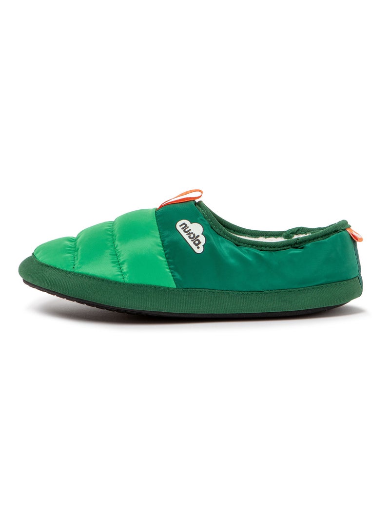 Zapatillas de casa unisex Nuvola con suela de goma Verde oscuro - Kiabi
