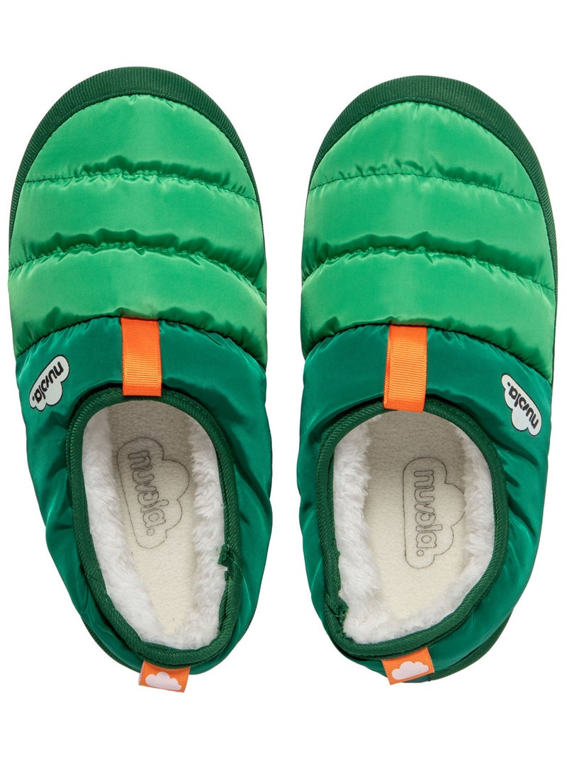 Zapatillas de casa unisex Nuvola con suela de goma Verde oscuro - Kiabi