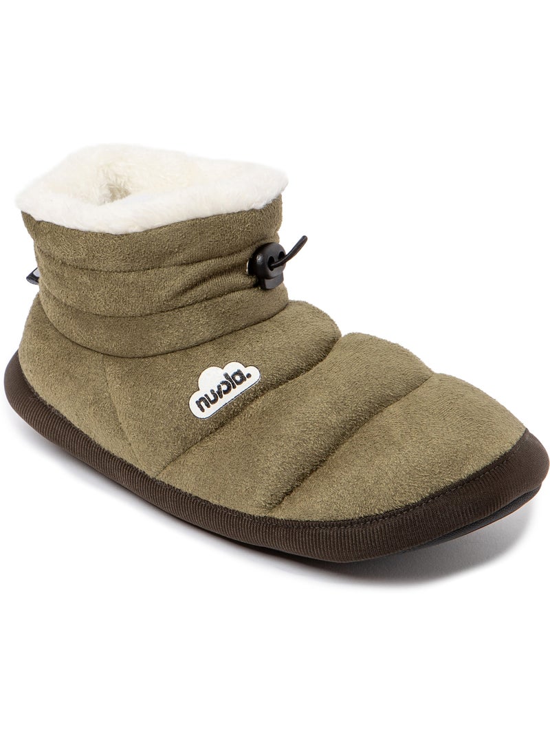 Zapatillas de casa unisex Nuvola con suela de goma Verde oscuro - Kiabi