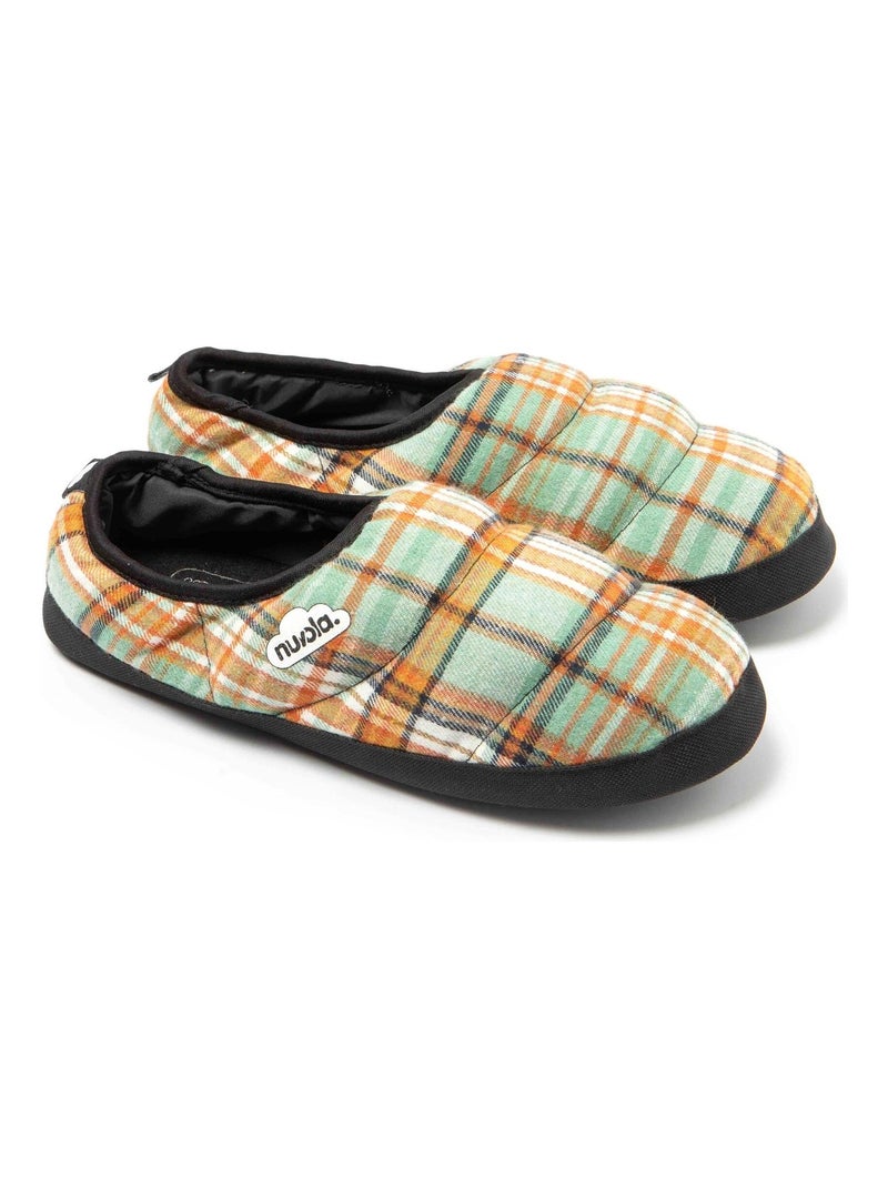 Zapatillas de casa unisex Nuvola con suela de goma Verde/Naranja - Kiabi