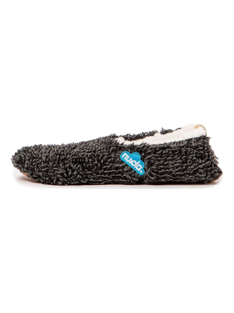 Zapatillas de casa unisex Nuvola con suela textil Negro mate - Kiabi